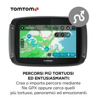 TomTom Rider 500, CAT, Tschechisch, Dänisch, Deutsch, Niederländisch, Englisch, Spanisch, Finnisch, Französisch,..., Ganz Europa, 10,9 cm (4.3"), 480 x 272 Pixel, MicroSD (TransFlash), 16 GB