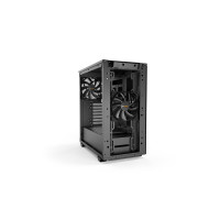 Be Quiet! BGW34, Midi Tower, PC, Schwarz, ATX, Mini-ATX, Mini-ITX, ABS Synthetik, Stahl, Gehärtetes Glas, 36,9 cm