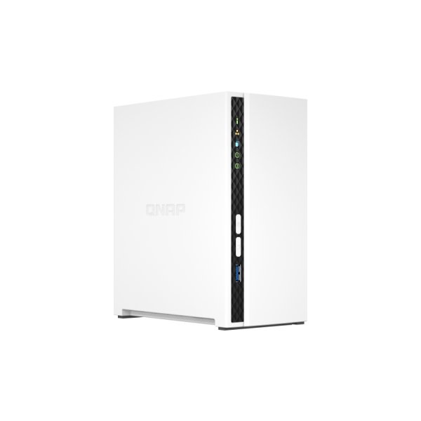 QNAP TS-233, NAS, Mini Tower, ARM, Cortex-A55, Weiß