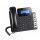 Grandstream GXP1628, DECT-Telefon, Freisprecheinrichtung, 500 Eintragungen, Schwarz