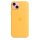 Apple iPhone 15 Plus Silikon Case mit MagSafe – Warmgelb, Cover, Apple, iPhone 15 Plus, 17 cm (6.7"), Orange