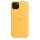 Apple iPhone 15 Plus Silikon Case mit MagSafe – Warmgelb, Cover, Apple, iPhone 15 Plus, 17 cm (6.7"), Orange