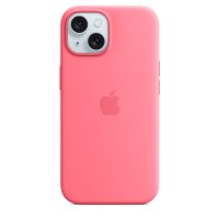 Apple iPhone 15 Silikon Case mit MagSafe – Pink,...