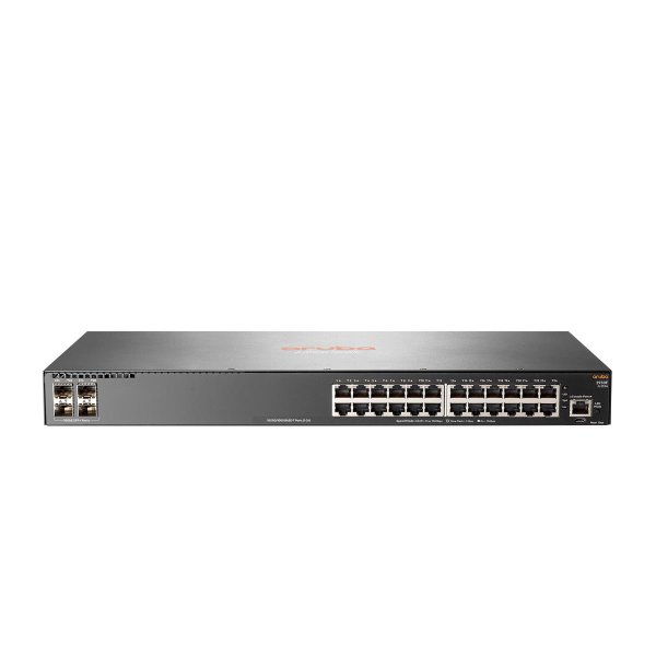 HPE 2930F 24G 4SFP+, Managed, L3, Gigabit Ethernet (10/100/1000), Vollduplex, Rack-Einbau, 1U