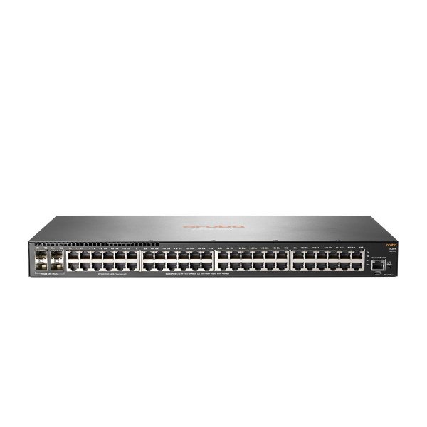 HPE 2930F 48G 4SFP+, Managed, L3, Gigabit Ethernet (10/100/1000), Vollduplex, Rack-Einbau, 1U