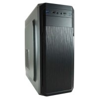 LC-Power 7039B, Midi Tower, PC, Schwarz, ATX, micro ATX, Mini-ITX, Metall, Kunststoff, 14,5 cm