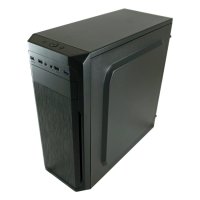 LC-Power 7039B, Midi Tower, PC, Schwarz, ATX, micro ATX, Mini-ITX, Metall, Kunststoff, 14,5 cm