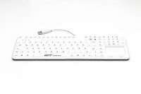 GETT CleanType Prime Panel+, Volle Größe (100%), Kabelgebunden, USB, Weiß