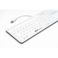 GETT CleanType Prime Panel+, Volle Größe (100%), Kabelgebunden, USB, Weiß