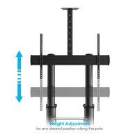 Manhattan 462341, 3,05 m (120"), 200 x 200 mm, 1000 x 600 mm, -10 - 5°, Aluminium, Schwarz