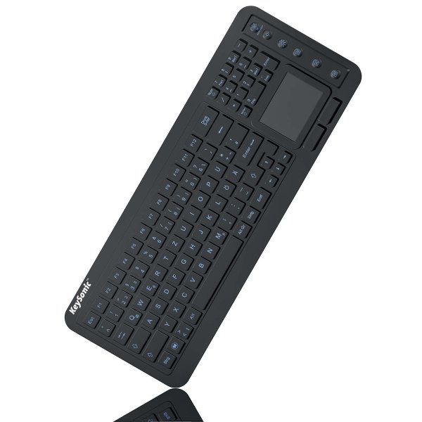 KeySonic KSK-6231INEL, Standard, Verkabelt, USB, QWERTZ, Schwarz