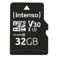 Intenso 3433480, 32 GB, MicroSDHC, Klasse 10, UHS-I, 100...