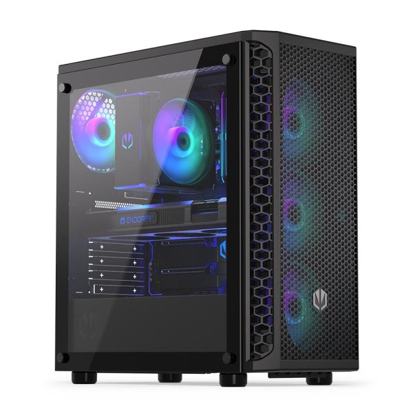 ENDORFY Signum 300 ARGB, Tower, PC, Schwarz, ATX, micro ATX, Mini-ITX, Multi, Taschenlüfter