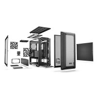 Be Quiet! Dark Base 701 Black, Midi Tower, PC, Schwarz, ATX, EATX, micro ATX, Mini-ITX, Acrylnitril-Butadien-Styrol (ABS), Glas, Stahl, Multi