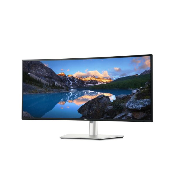 Dell UltraSharp U3425WE, 86,7 cm (34.1"), 3440 x 1440 Pixel, Wide Quad HD, LCD, 8 ms, Schwarz, Silber