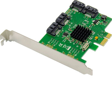 Dawicontrol DC-614E RAID BLISTER, SATA, Serial ATA II, Serial ATA III, PCI Express, 6 Gbit/s