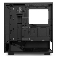 NZXT H5 Elite, Midi Tower, PC, Schwarz, Transparent, ATX, EATX, micro ATX, Mini-ITX, Glas, Stahl, 2x 140 mm