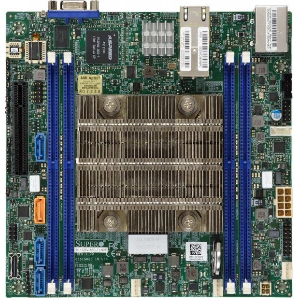 Supermicro MBD-X11SDV-8C-TLN2F, Intel, BGA 2518, Intel® Xeon®, D-2141I, DDR4-SDRAM, 512 GB