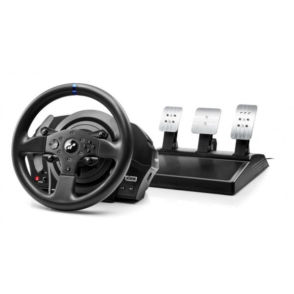 ThrustMaster T300 RS GT, Lenkrad + Pedale, PC, PlayStation 4, Playstation 3, D-Pad, Analog / Digital, Kabelgebunden, Schwarz