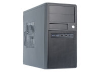 Chieftec CT-04B-OP, Mini Tower, PC, Schwarz, micro ATX,...