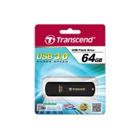 Transcend JetFlash elite 700 64GB USB 3.0, 64 GB, USB Typ-A, 3.2 Gen 1 (3.1 Gen 1), Kappe, 8,5 g, Schwarz