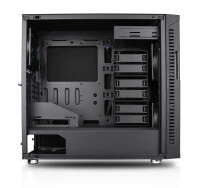 Nanoxia DS-8G-PRO, Micro Tower, PC, Schwarz, ATX, EATX, Kunststoff, Stahl, Gehärtetes Glas, Gaming