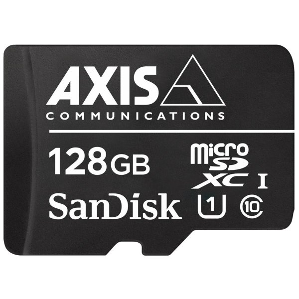 Axis 01491-001, 128 GB, MicroSDXC, Klasse 10, 80 MB/s, 80 MB/s, Class 1 (U1)