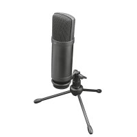 Trust GXT 252+ Emita Plus, Studio-Mikrofon, Kardioide, Kabelgebunden, USB, Schwarz, 2,9 m