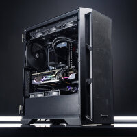 Chieftec APEX AIR GA-01B-M-OP ATX, Midi Tower, PC, Schwarz, ATX, EATX, micro ATX, Mini-ITX, SPCC, Gaming