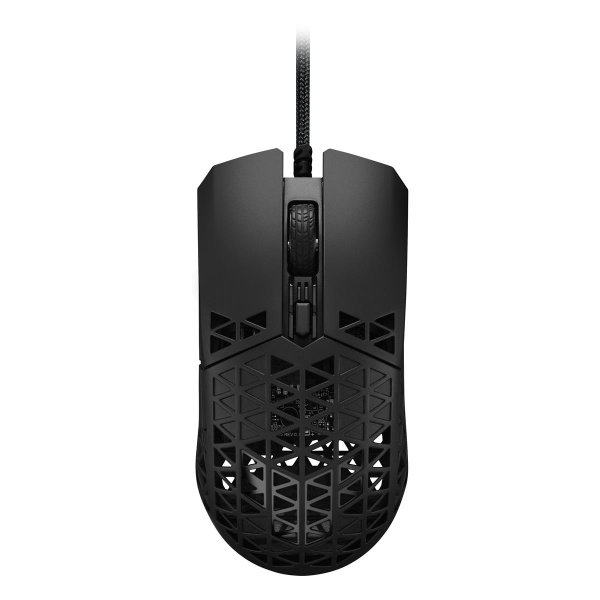 ASUS TUF Gaming M4 Air, Beidhändig, Optisch, USB Typ-A, 16000 DPI, Schwarz