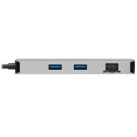 Tripp U442-DOCK8G-GG, Kabelgebunden, USB 3.2 Gen 1 (3.1 Gen 1) Type-C, 100 W, 10,100,1000 Mbit/s, Schwarz, Grau, MicroSD (TransFlash), SD