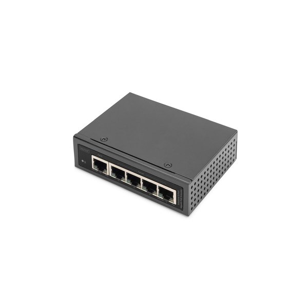 DIGITUS Industrieller 5-Port Gigabit PoE Extender