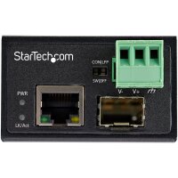 StarTech.com Industrial Media Converter - 100 Mbit/s...