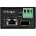 StarTech.com PoE + Industrial Media Converter 30W - Medienkonverter LWL Kupfer - Singlemode-/Multimode Glasfaser auf Kupfer Gigabit Ethernet - Mini/Kompaktgröße - IP-30/ -40°C bis 75°C, 1000 Mbit/s, IEEE 802.3, IEEE 802.3u, IEEE 802.3z, Voll, SFP,