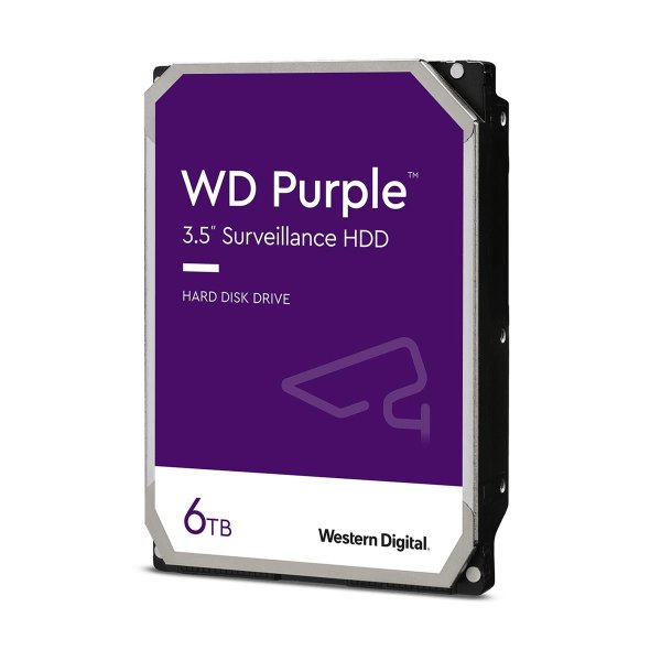 WD Purple Surveillance, 3.5 Zoll, 6000 GB, 5700 RPM