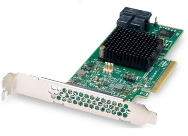 BROADCOM HBA 9500-16i, PCIe, SAS, Niedriges Profil, Schwarz, Grau, 5000000 h, Australia/New Zealand (AS/NZS CISPR 22), Canada ICES-003 Class B, CE Europe (EN55022/EN55024),...