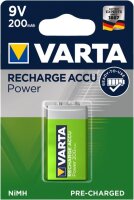 Varta -56722/1, Wiederaufladbarer Akku, 9V,...