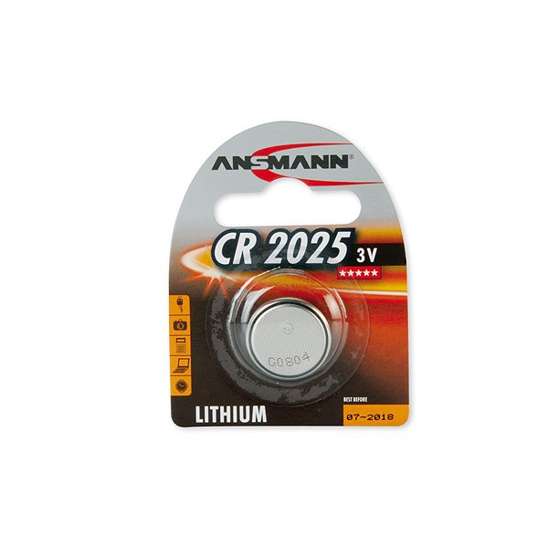 Ansmann CR 2025, Einwegbatterie, CR2025, Lithium-Ion (Li-Ion), 3 V, 1 Stück(e), Nickel