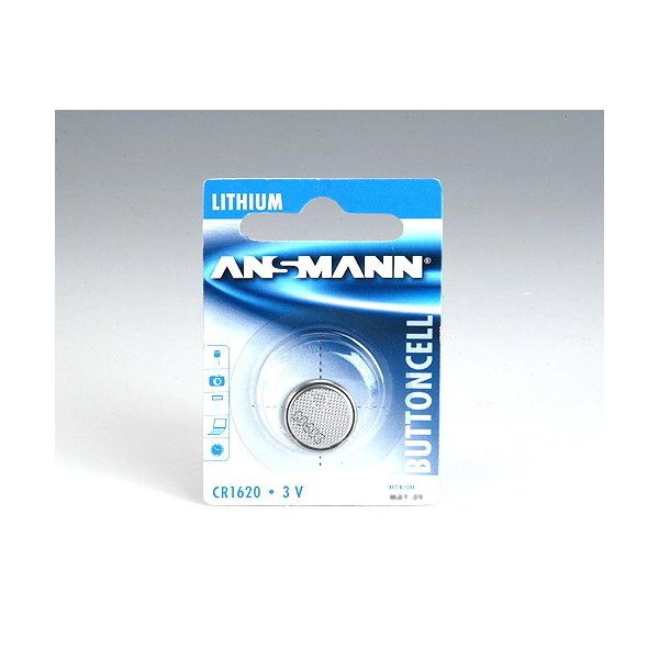 Ansmann Lithium CR 1620, 3 V Battery, Einwegbatterie, Lithium-Ion (Li-Ion), 3 V, 1 Stück(e), CR 1620