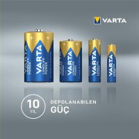 Varta -4903/4B, Einwegbatterie, AAA, Alkali, 1,5 V, 4...