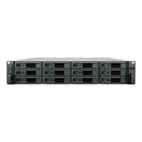 Synology SA SA3610, NAS, Rack (2U), Intel® Xeon®, D-1567, Schwarz, Grau