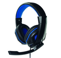 Steelplay HP41, Kopfhörer, Kopfband, Gaming, Schwarz, Blau, Binaural, Drehregler