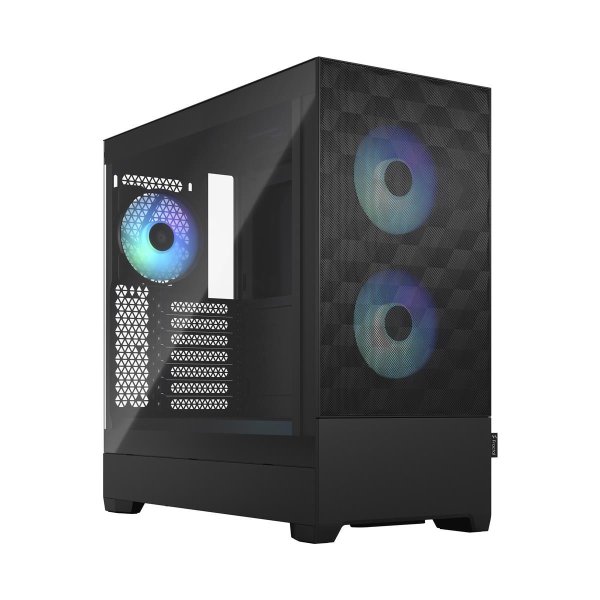 Fractal Design Pop Air, Tower, PC, Schwarz, ATX, micro ATX, Mini-ITX, Stahl, Gehärtetes Glas, Multi