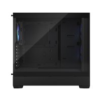 Fractal Design Pop Air, Tower, PC, Schwarz, ATX, micro ATX, Mini-ITX, Stahl, Gehärtetes Glas, Multi