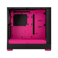 Fractal Design Pop Air, Tower, PC, Schwarz, Magenta, ATX, micro ATX, Mini-ITX, Stahl, Gehärtetes Glas, Multi