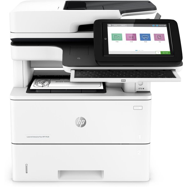 HP LaserJet Enterprise Flow MFP M528z, Drucken, Kopieren, Scannen, Faxen, Drucken über die USB-Schnittstelle an der Vorderseite des Druckers; Scannen an E-Mail; Beidseitiger Druck; Beidseitiges Scannen, Laser, Monodruck, 1200 x 1200 DPI, A4, Direktdruck,