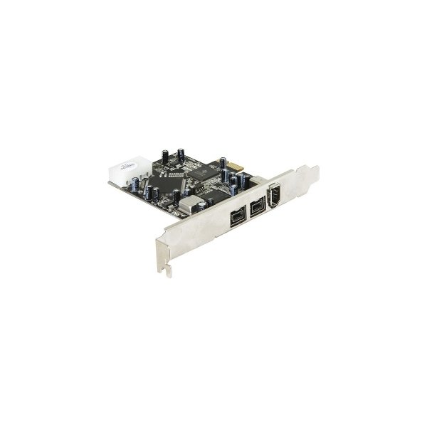 Delock PCI Express card FireWire A / B, PCIe, 800 Mbit/s, Kabelgebunden, Windows 2000/XP/XP-64/Server-2003/Vista, Mac OS 9x +, Linux - Kernel 2.6x, 2 x FireWire 1394B 1 x FireWire 1394A