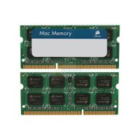 Corsair CMSA8GX3M2A1333C9, 8 GB, 2 x 4 GB, DDR3, 1333 MHz, 204-pin SO-DIMM, Grün