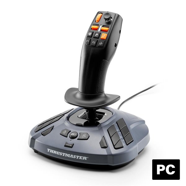 ThrustMaster SimTask FarmStick, Multifunktionaler Joystick für Farming, Joystick, PC, Analog / Digital, Kabelgebunden, USB, USB Typ-A