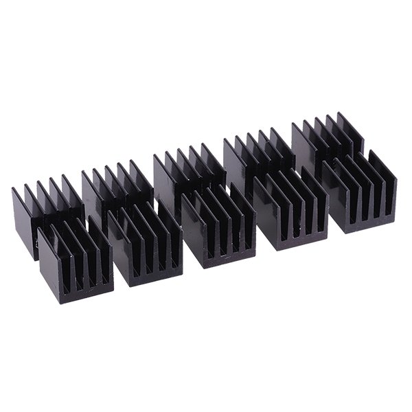 Alphacool GPU Heatsinks 15x15mm, Kühlkörper, Aluminium, Schwarz, 15 mm, 15 mm, 15 mm